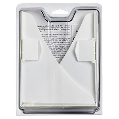 Magic Splash Guard Kit - Prevent Water from Splashing out of the Bath or Shower- White