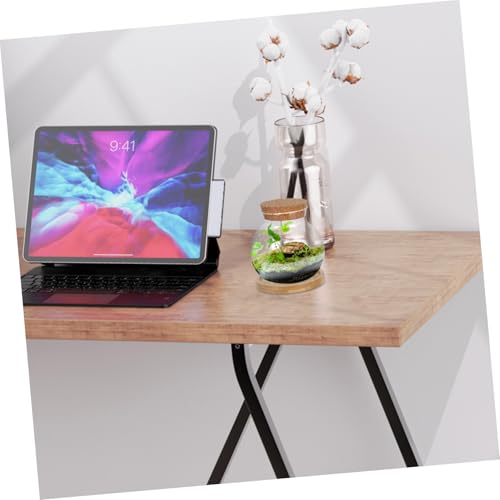PRETYZOOM Glass Hydroponic Fish Tank with Mat Elegant Desktop Propagation Station for Plants for Home Office Decor Plant Lovers