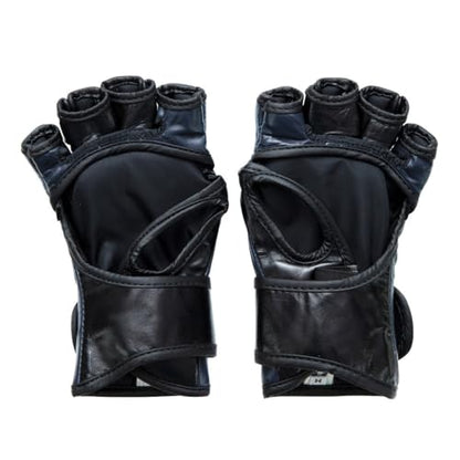 Fairtex FGV12 MMA Gloves, Official ONE Championship Leather Grappling Gear - color: Blue, size: X-Large