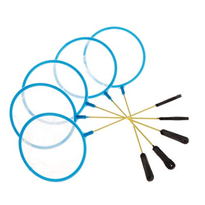 5 Pack Aquarium Fishing Net 4 Inch Diameter Fine Mesh Small Catching Net with Plastic Handle for Mini Fish Aquarium Ceramic Rock Ceramic Cave for Fish Tank Ceramic Caves for Aquarium Ceramic