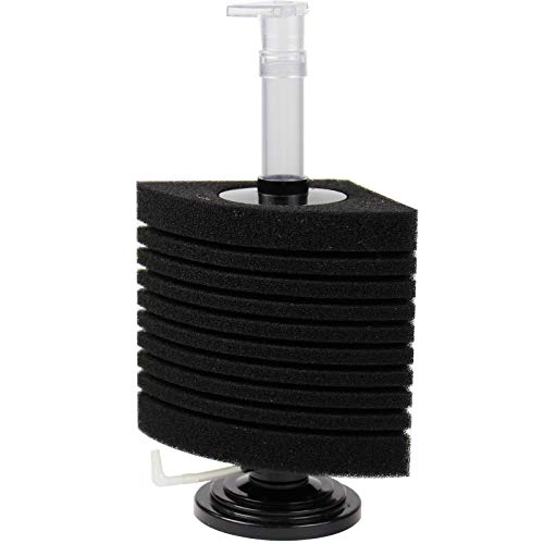 AQUANEAT Aquarium Bio Corner Sponge Filter, for Breeding Shrimp Nano Fish Tank, up to 90Gal - size: X Large up to 90Gal