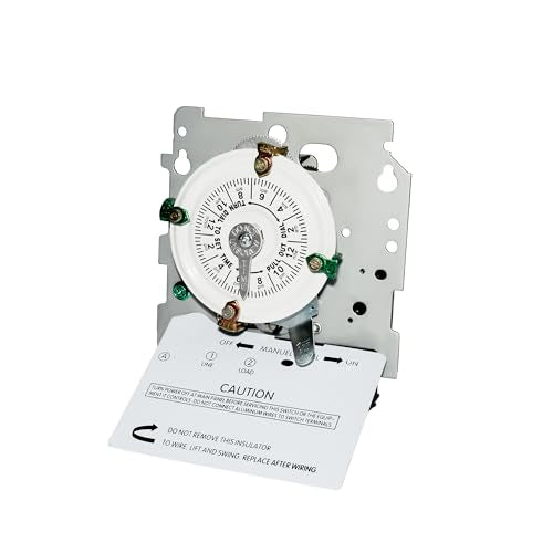 T101M Electromechanical Timer Switch Versatile Scheduling Manual Override,Mechanism Only