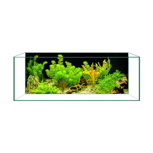 Aquarium Background & Fish Tank Background – Ultra HD Static Cling, Tape-Free, Vibrant Underwater Scene for Stunning Aquarium Decorations 17.7 X 47.2 Inches