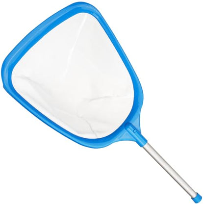 Hot Tub Skimmer Spa Net with 12'' Aluminum Pole Ultra Fine Mesh Net Handy Leaf Skimmer for Small Above Ground Pools Pick Up Fine Debris Lightweight Net