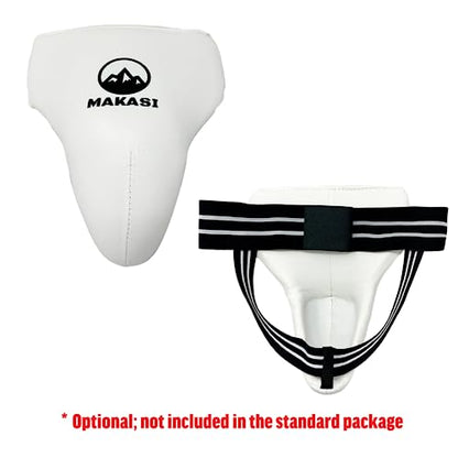 Martial Arts Taekwondo Sparring Gear Equipment Set Headgear Shin Instep Arm Chest Mouthguard Bag - color: Blue