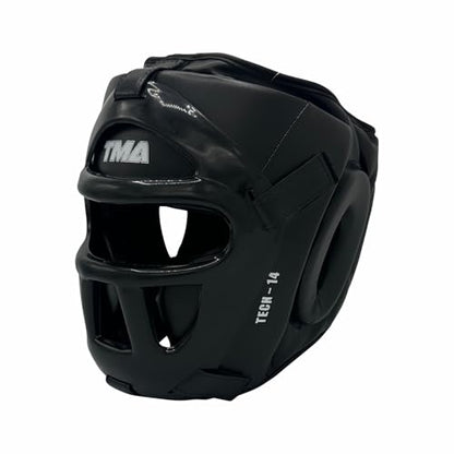 TMA Best Head Guard, a Complete Package for MMA and Kickboxing Trainees, Muay Thai Boxing Safety Head Guard for Men, Women Boxing Training Equipment Boxing Headgear Wrestling Headgear Safety Helmet - size: Large-X-Large
