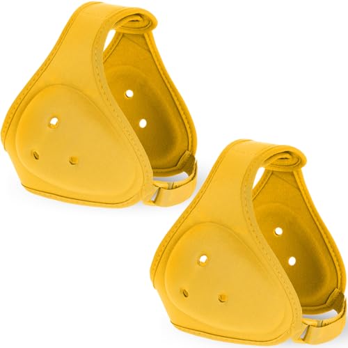 Jerify 2 Pcs Wrestling Headgear for Kid Youth, Yellow - color: Yellow