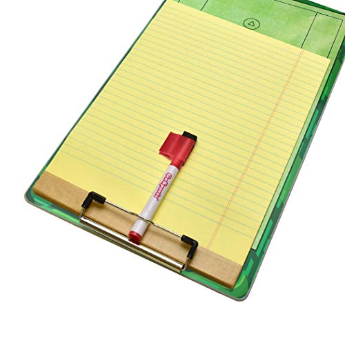 GoSports Premium Dry Erase Coaches Clipboards – Basketball, Baseball, Football, Soccer, Hockey, Volleyball, Lacrosse - color: Lacrosse
