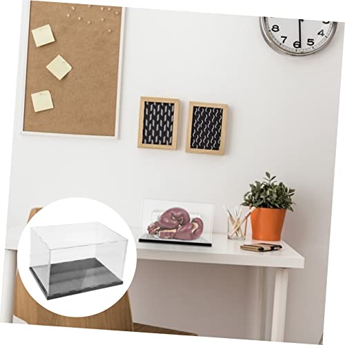 POPETPOP Glove Display Box Acrylic Storage Box for Boxing Gloves Artwork Display Rack