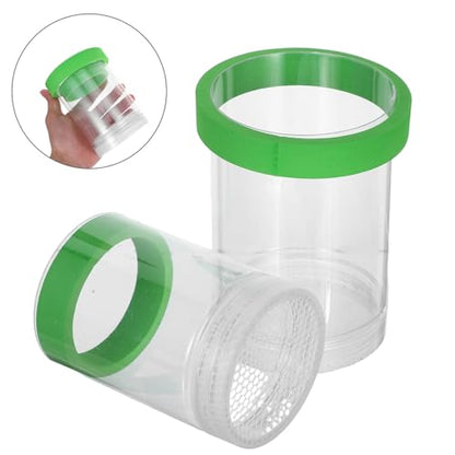 Fish Breeding Isolation Box with Divider and Floating Egg Net Small Aquarium Hatchery Incubator for Guppy Fry and Small Fish Nursery Green Compact Fry Box
