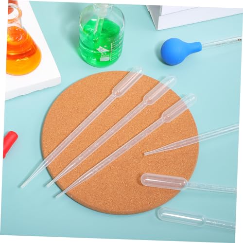 ULTECHNOVO 100pcs Disposable Plastic Droppers Graduated Pipettes for Precise Liquid Transfer for Aquarium Feeding Lab and Boys and Girls