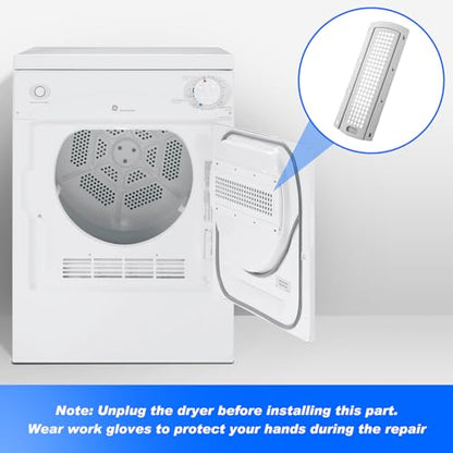 WE22X35337 Lint Screen Cover Grid Compatible with GE Washer Dryer | Replacement GE dryer lint trap | dryer lint filter housing