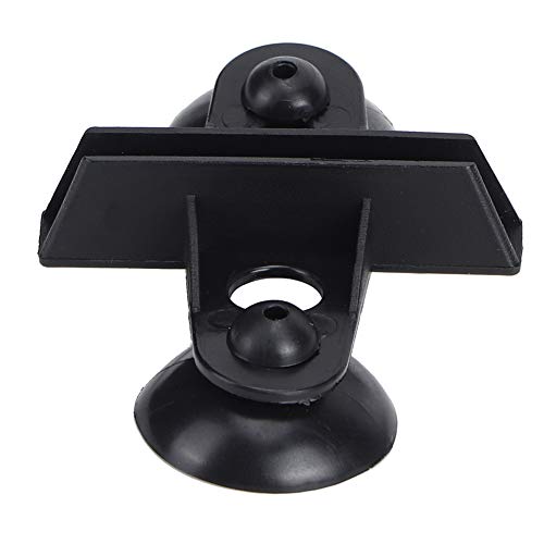 40PCS PVC Aquarium Fish Tank Suction Cup Separating Board Divider Support Clip White Black 6.5x5.3cm (Black) - color: Black