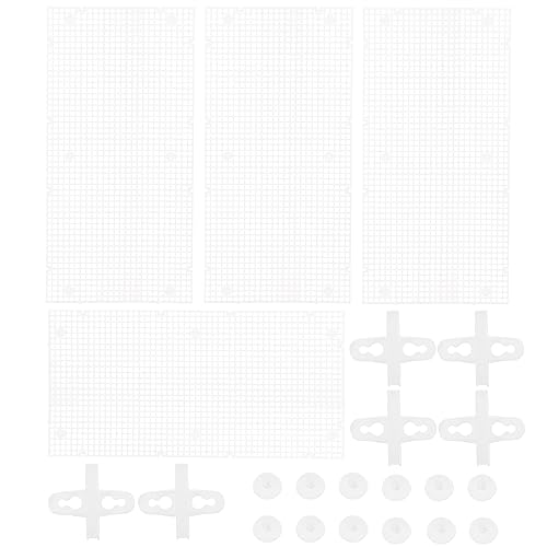 Abaodam 4pcs Aquarium Divider Panel Cups for Isolation Transparent Fish Tank Separator for Breeding Juveniles and Permeability