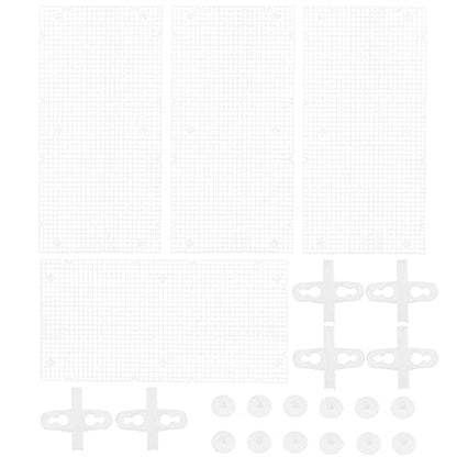 Abaodam 4pcs Aquarium Divider Panel Cups for Isolation Transparent Fish Tank Separator for Breeding Juveniles and Permeability