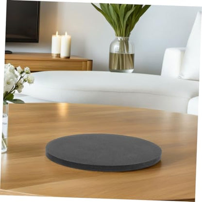 MERRYHAPY Round Cushion Pad for Fish Tank Non Slip Base Reduces Vibration Enhances Stability for Aquariums Micro Landscapes
