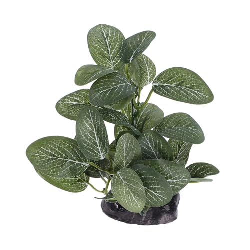 PRETYZOOM Realistic Artificial Aquarium Plants Plastic Water Grass Decor for Fish Tank Vibrant Aquatic Landscape Ornament with Base for Betta Hiding Spots Easy
