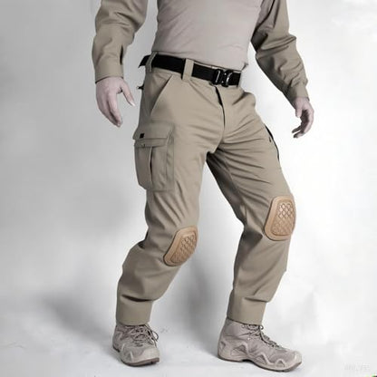 G3 Tactical Knee Pads Khaki | 1 Pair Protective Knee Pads Inserts for Tactical Airsoft Paintball Hunting Combat Military Pants - color: Khaki