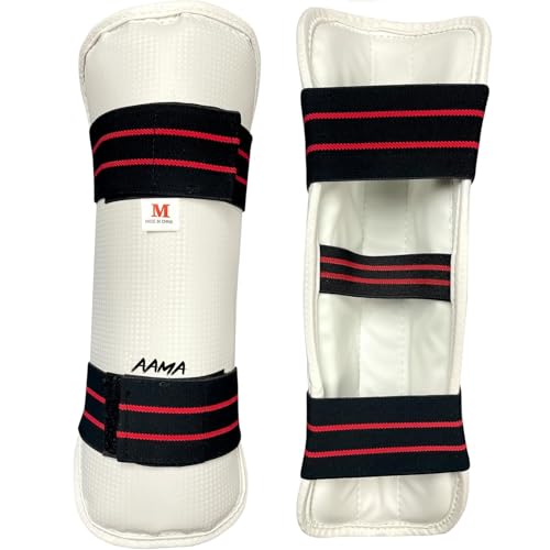 AAMA Taekwondo Vinyl Shin Guard Protector - size: Child Small