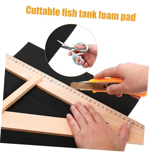 WOONEKY Aquarium Bottom Pad Thicken - Fish Tank Leveling Mat Thick Cushion for Comfort Stability Aquariums for Fish Tank Setup