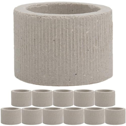 iplusmile Aquarium Plant Holder Rings 1.77In Ceramic – Weighted Anti-Float Secure Fixing – for Fish Tanks Freshwater Aquariums Shrimp Tanks for Live Aquatic Plants Grass Decor