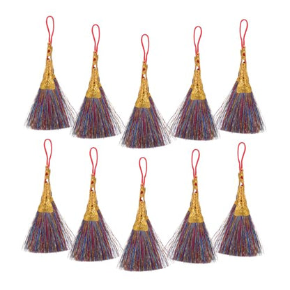 Kisangel 10pcs Floating Spawning Mops for Fish Breeding User Friendly Grass for Aquarium Tanks Durable Versatile Hideout for Betta and Fry Care - color: Violet