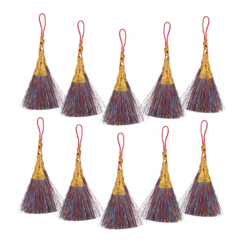 Kisangel 10pcs Floating Spawning Mops for Fish Breeding User Friendly Grass for Aquarium Tanks Durable Versatile Hideout for Betta and Fry Care - color: Violet