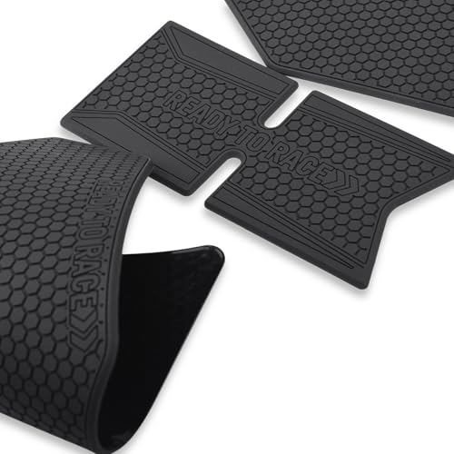 Motorcycle Tank Pads Side Gas Knee Grip Protective StickerApplies toKTM DUKE390 DUKE250DUKE150 (2024+) (Black) - color: Black