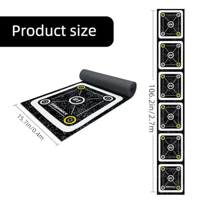 Rubber Agility Ladder Non-Slip Speed Agility Training Ladder Pad for Soccer Football Footwork, Workout Ladder for Soccer Football Tennis Boxing Training, Agility Training Equipment - size: 8.8 ft