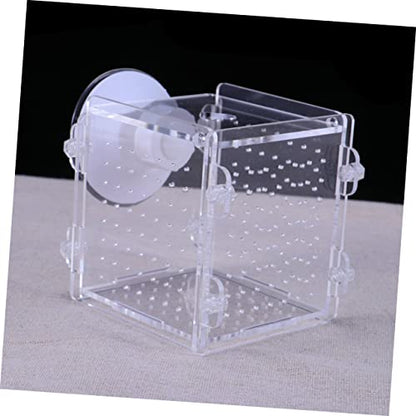 LIOOBO Guppy Breeder Box Fish Isolation Aquarium Incubator Acrylic Fish Tank Accessory