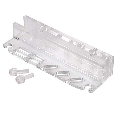 Fdit Acrylic Aquarium Fish Water Plant Scissor Scraper Spatula Maintenance Holder Storage Rack for Home Accessories