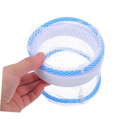 BESPORTBLE 2pcs Floating Breeding Box for Guppies Transparent Nylon Fish Tank Incubator with Mesh Design Stable Structure for Optimal Hatching and Fry Survival