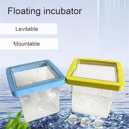 Baby Fish Breeding Box Clear Isolation Aquarium Hatchery Incubator with Suction Cups for Newborns Shrimp Fish Hatchery