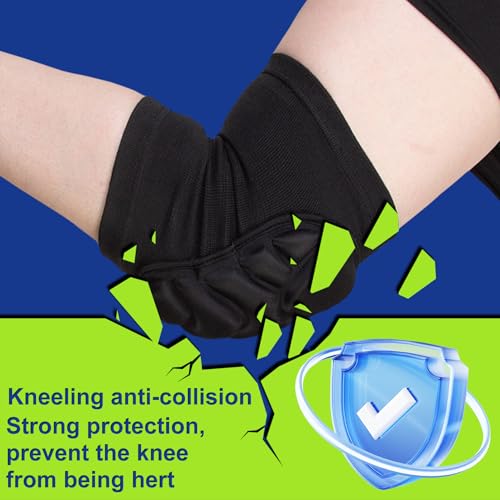 SOUTHMAN Knee Pads Work, 1 Pair 20MM Thick EVA Foam Kneepads, Protective Knee Pads for Men Women, Anti-Slip Collision Avoidance Knee Sleeve for House Cleaning, Flooring, Gardening, Skating (Large)