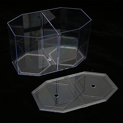 Tbest Rium Fiser Box Multipurpose Transparent Al Fish Ition Box for Fising Pet Plieish and Aries