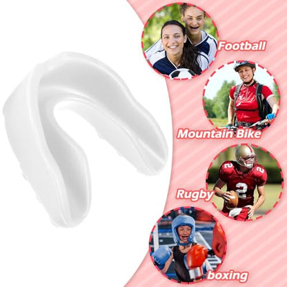 Frienda Adult Mouth Guards for Sports with Case - color: White, Black