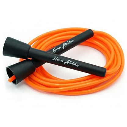 HONOR ATHLETICS Speed Rope, Skipping Rope - Best for Double Under, Boxing, MMA, Cardio Fitness Training Condition - Jump Rope - color: Neon Orange