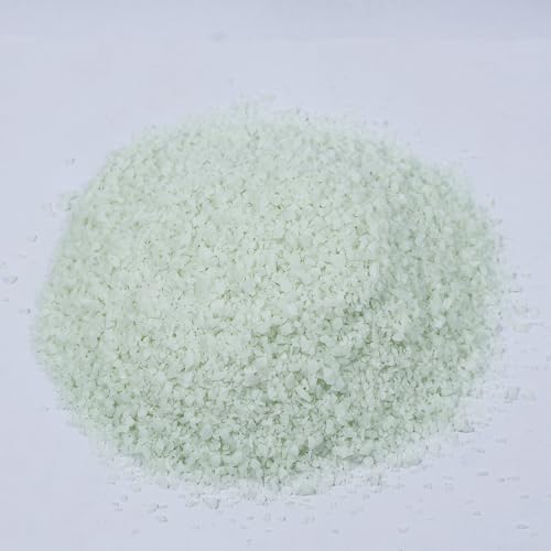 Glow in the Dark Gravel Stones,Aquarium Gravel,Aquarium Sand,Decorative Glow Gravel Rocks for Fairy Garden Fish Tank Succulents Pot Vase Filler Decor, 1 Pound (Blue Green, 1-3mm)