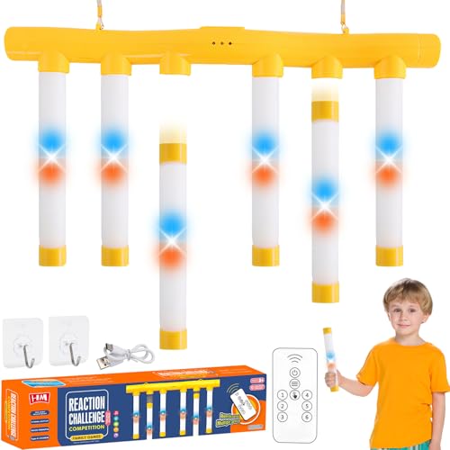 Reflex Drop Stick Challenge Game, Catching Sticks Game for All Ages