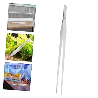 Toddmomy Aquarium Plant Substrate Tweezer Aquarium Cleaning Tool Fish Tank Gravel Cleaning Clip