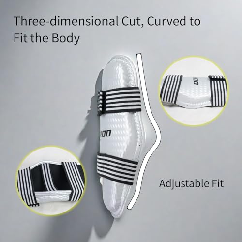 Taekwondo Shin Guards Arm Guard Protector Set for Kickboxing Martial Arts Taekwondo Karate Muay Thai Sparring Combat, Suitable for Youth and Adults