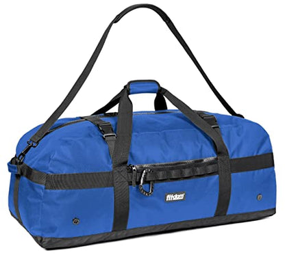 Fitdom 132L 36" Extra Large Heavy Duty Equipment Travel Storage Duffle Bag - color: Blue