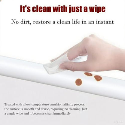 2M Foam Headboard Wall Protector,Thick Cushioned Bumper Guard to Prevent Scratches/Collisions,Protects Walls & Headboards from Damage,Easy to Install(White) - color: White2