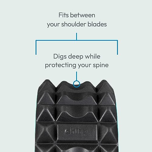Chirp Wheel XR 10" Acupressure Back Roller for Muscle Relief, Mint | Acupressure Back Roller, Spinal Traction Wheel, Foam Roller for Trigger Points, Deep Tissue Back Massager, 10 Inch - size: 10 Inch Mint