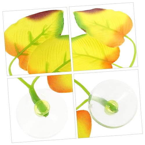 BESPORTBLE Fish Tank Decorative Betta Fish Leaf Pad Lightweight Resting Bed Lifelike Hideaway Aquarium Decoration to Rest and Play