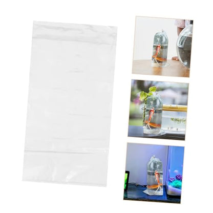PRETYZOOM 50pcs Plastic Fish Bags for Live Fish Transport Leak-resistant Outdoor Shipping Bags Oxygen Containers for Aquatic Plants and Transport