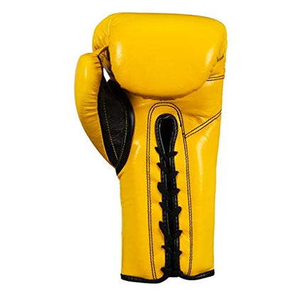 Pro Mex Pro Lace Training Gloves V 3.0 - color: Yellow, size: 18 oz