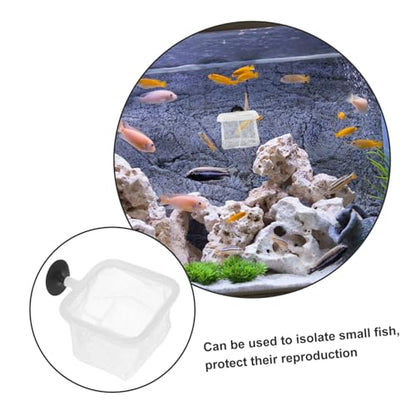 BESPORTBLE 5pcs Fish Tank Net Mesh Separator Cups for Fish Breeding and Easy to Clean Aquarium Divider
