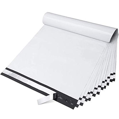 Fuxury Large Poly Mailers 14.5x19" 100Pcs, Shipping Bags for Clothing, Strong Adhesive Sealing Mailing Envelopes, Waterproof Postal Mailer Poly Bags for Small Business