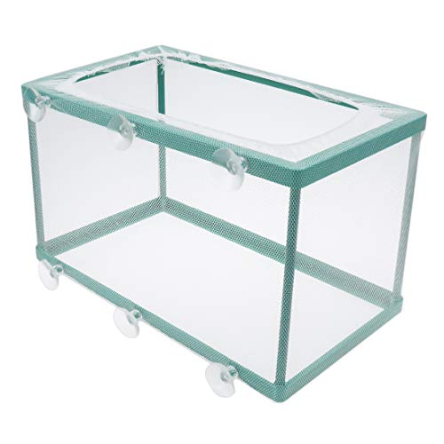 Xiaoyztan Breeder Box for Fish Tank,Aquarium Breeder Box Plastic Frame Baby Fish Tank Separation Breeding Aquarium Spawn Hatchery Isolation with Suction Cups,Pack of 1 - size: 10.4"L x 6"W x 6.1"H